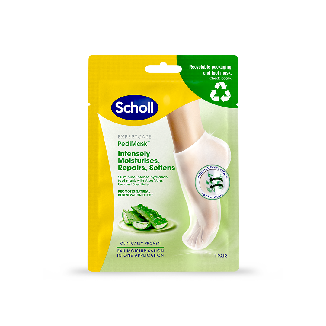 Scholl Moisturising PediMask Aloe Vera